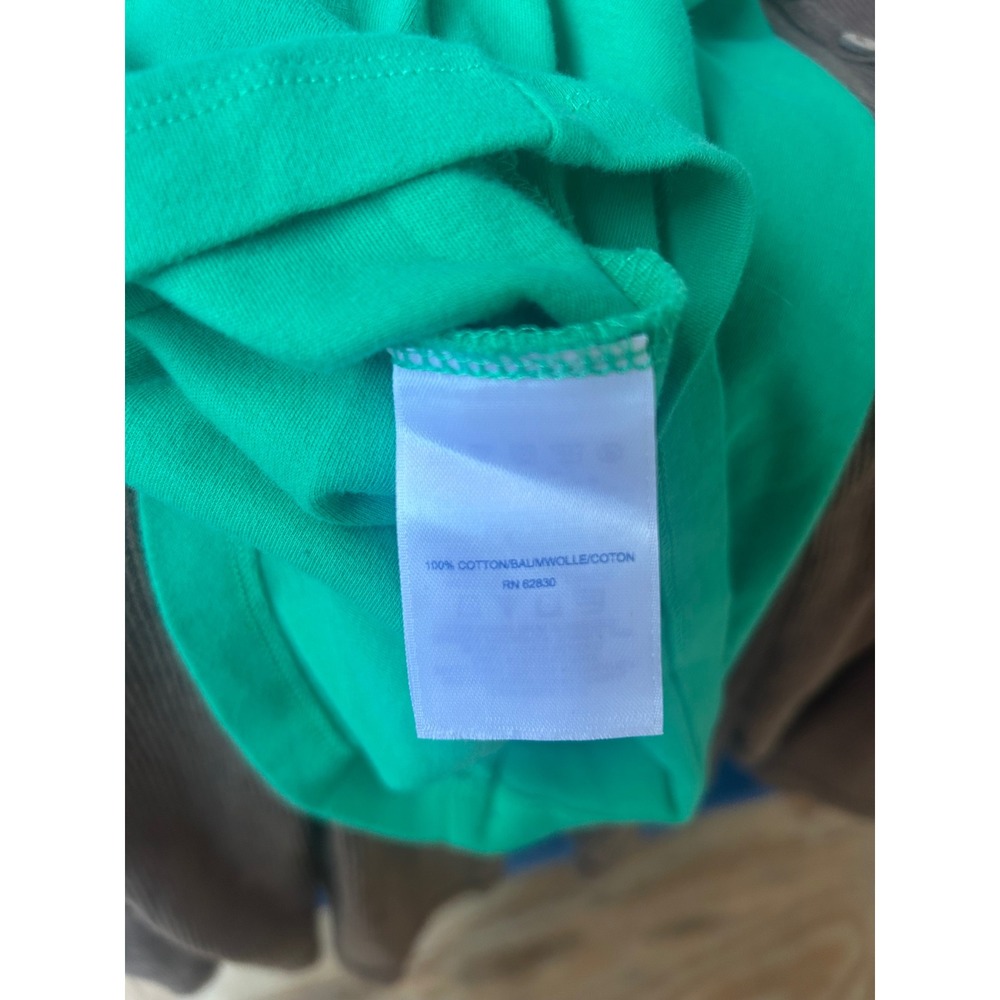 Lands End Womens 1X Green Cotton Tank Top Plus Size 16W-18W. Minimalist. - Picture 4 of 6